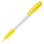 Balpen Nash grip hardcolour wit/geel