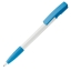 Balpen Nash grip hardcolour wit/lichtblauw