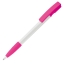 Balpen Nash grip hardcolour wit/roze