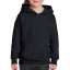Gildan hoodie kinderen zwart,l