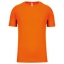 Functioneel sportshirt fluor oranje,xs