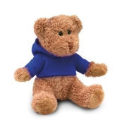 Teddybeer met sweatshirt blauw