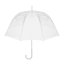 23 inch transparante paraplu Gota wit