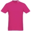 Heros unisex t-shirt met korte mouwen roze,l