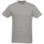 Heros unisex t-shirt met korte mouwen heather grey,l