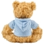 Teddybeer met hoodie blauw