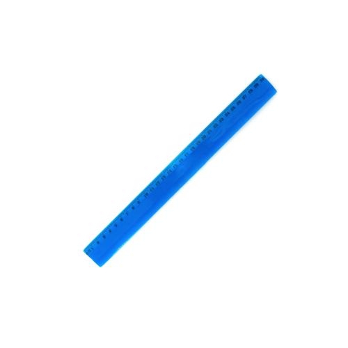 Flexibele liniaal blauw