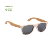Recycle zonnebril met bamboe pootjes naturel