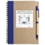 A5 recycle notitieboekje met pen blauw