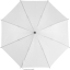 190T polyester automatische paraplu wit