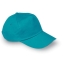 Katoenen promotie cap turquoise
