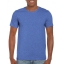 Gildan Softstyle T-shirt heather royal blue,l