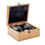 Luxe whiskey set in bamboe box  hout