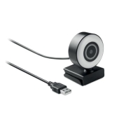 1080P HD webcam met ringlicht Lagani zwart