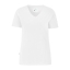 T-shirt V-hals dames slim fit wit,l