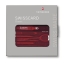 Victorinox Swiss card transparant rood