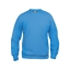 Basic roundneck sweater turquoise,3xl