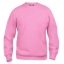 Basic roundneck sweater helder roze,3xl