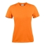 Printer Heavy t-shirt Lady bright orange,xl