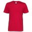 Heren T-shirt V-hals ecologisch Fairtrade katoen rood,3xl