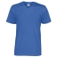 Heren T-shirt V-hals ecologisch Fairtrade katoen koningsblauw,3xl