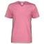 Heren T-shirt V-hals ecologisch Fairtrade katoen roze,3xl