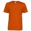 Heren T-shirt V-hals ecologisch Fairtrade katoen oranje,3xl