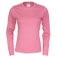 Longsleeve shirt dames roze,l