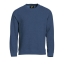 Sweater met ronde hals blauwmelange,3xl