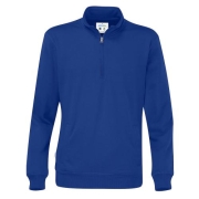 Cottover half zip unisex sweater blauw,3xl
