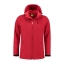 L&S Jacket Hooded Softshell  for him rood,l