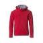 Basic hoody softshell jas rood,3xl