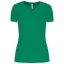 Dames sport-T-shirt V-hals kelly green,m