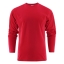 Heavy T-shirt Longsleeve rood,5xl