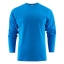 Heavy T-shirt Longsleeve oceaan blauw,5xl
