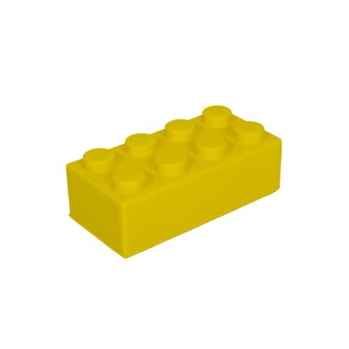 Anti-stress bouwsteen geel
