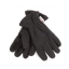 Gerecyclede handschoenen van fleece en Thinsulate donkergrijs,s/m