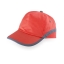 Reflecterende cap rood