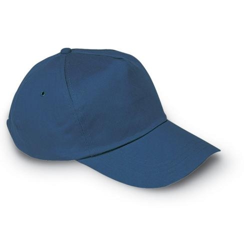 Katoenen promotie cap blauw