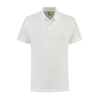 Basic Mix Polo heren wit,l