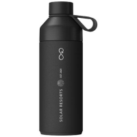 Big Ocean Bottle 1L vacuümgeïsoleerde waterfles zwart
