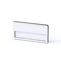 Aluminium naambadge Charles zilver