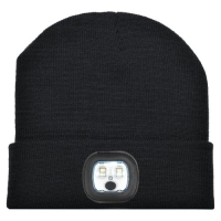 Gebreide muts met ledlamp