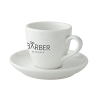 Espressokop en schotel Robusta 80 ml ivoor