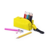 Etui met kleurpotloden Migal geel
