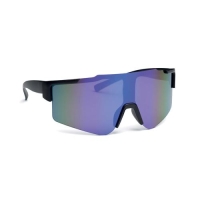 Gespiegelde sportzonnebril Shine blauw