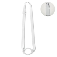 Lanyard met bekerhouder Lancup wit