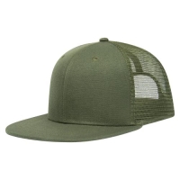 Trucker cap hoog profiel flat peak - retail