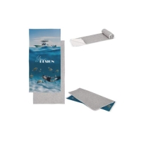 Sneldrogende full-colour handdoek R-PET 70x140