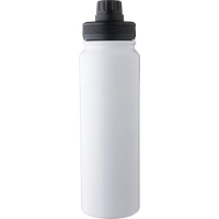 RVS dubbelwandige fles 800 ml Zinnia wit